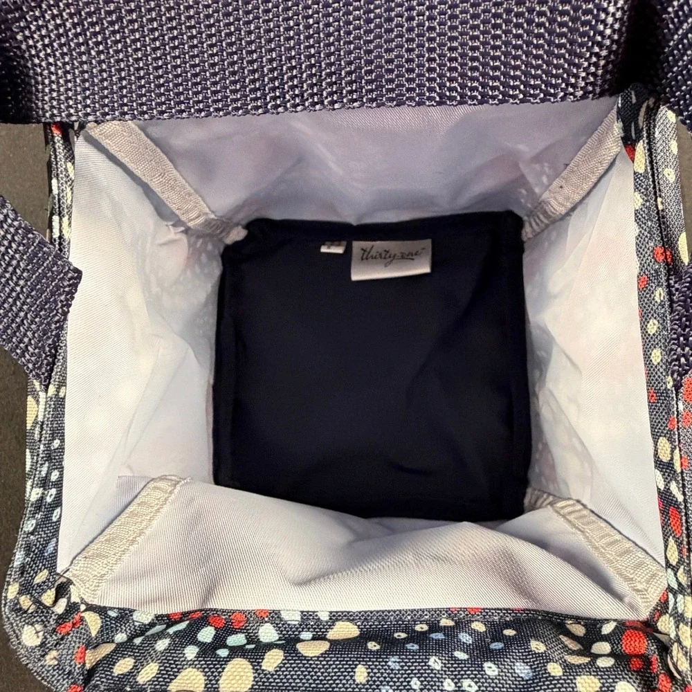 Thirty-One Littles Carry-All Caddy Sweet Sparklers Navy Blue Mini Tote Organizer